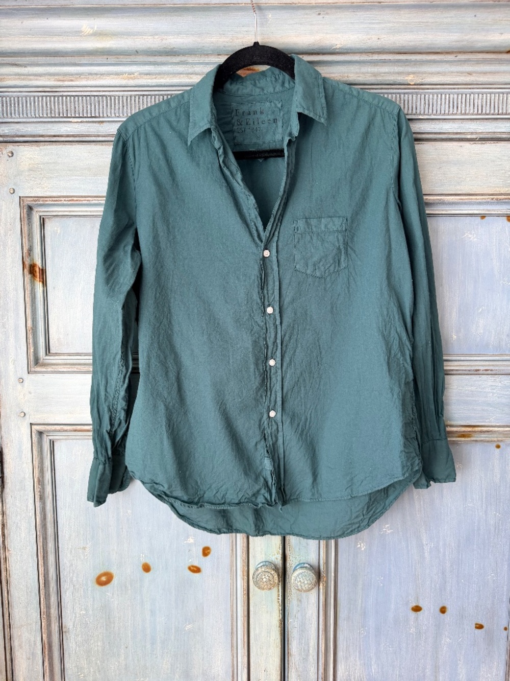 Frank and Eileen Eileen in Deep Green Size XS - Picture 2 of 7